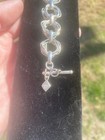 Vintage 9.25 Sterling Silver Artisan Bracelet USA Seller — photo 4