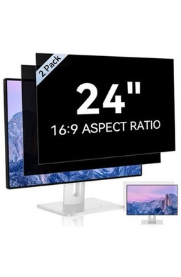 [2 Pack] 24'' Computer Privacy Screen for 16:9 Aspect Ratio Widescreen Monitor
