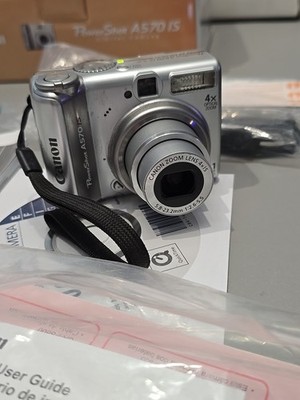 Canon PowerShot A570 IS Digital Camera - Silver for sale online | eBay