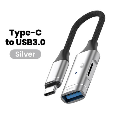 2 in 1 Type c to USB3.0 OTG Adapter Mobile Phone Card Reader for iphone 1516