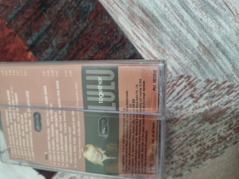 Lulu Together INDIA IMPORT SEALED MINT CASSETTE ELTON JOHN, PAUL MCCARTNEY - Image 4 of 4