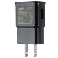Samsung 5V/1.55A Single USB Wall Charger Travel Adapter - Black EP-TA50JBE 