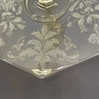 Imperial Yellow Glass Etched Bel Aire Sandwich Tray w/Handle Flaw Handle