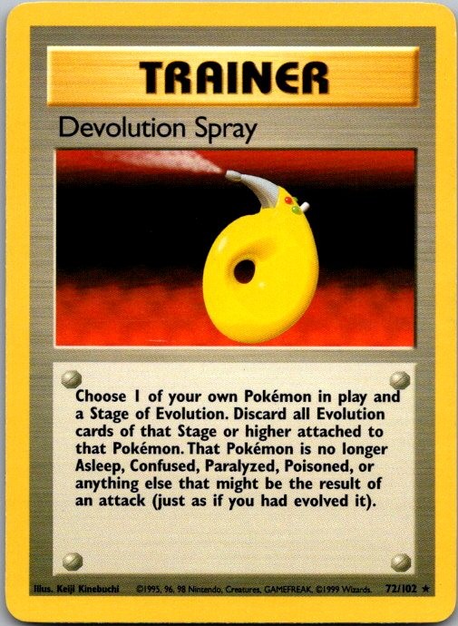 Devolution Spray Rare Base Set 072/102 LP