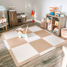 Extra Thick Baby Play Mat Tiles Non-Toxic Foam Floor Puzzle Mat Extra Large Inte