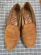 Birdies the Starling Camel Suede Slip On Loafers Flats Size 9.5