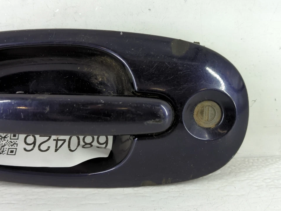 Dodge Caravan 1999 conductor manija de puerta delantera izquierda conjunto exterior púrpura NDPBI Foto 3 de 4