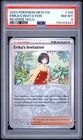 2023 POKEMON MEW EN-151 REVERSE HOLO #160 ERIKA'S INVITATION PSA 8