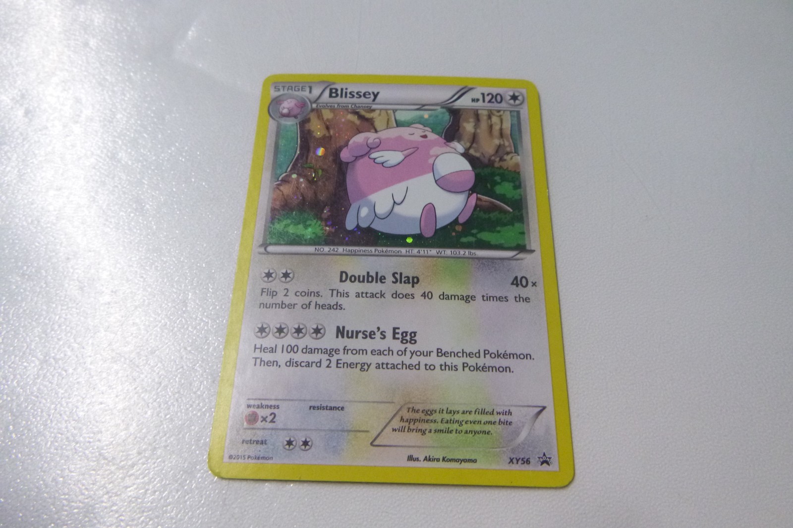 Pokemon Card XY Promo Black Star Blissey Holo XY56