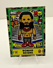 🔥2025 Topps WWE X BAPE Roman Reigns Baby Milo Insert Card Base Camo