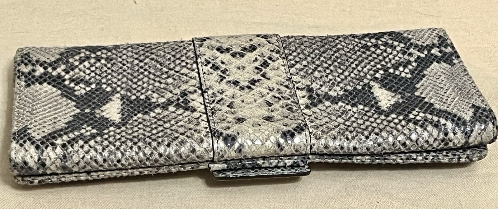 Michael Kors Collection Python Print Leather Clut… - image 3