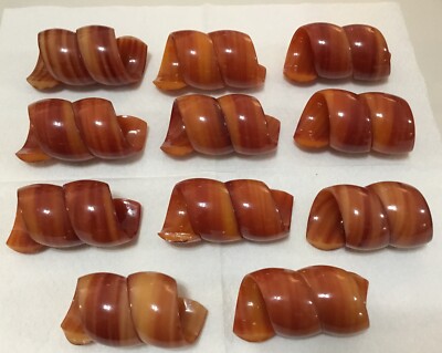 Bakelite Napkin Rings, 3 , Lot Of 11