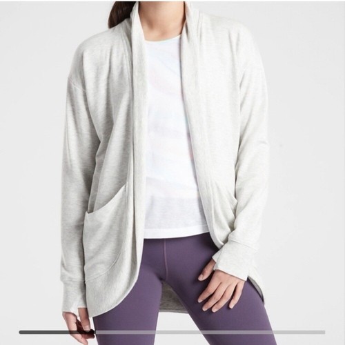 Athleta Girl Wrap 'N Roll Sweatshirt Size L (12) EUC