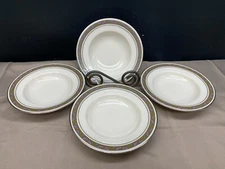 Franciscan "CONSTANTINE" Masterpiece ~ USA ~ Set of 4 ~ Dessert Bowls ~ 6 3/8"