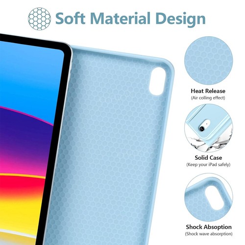 Keyboard Case Mouse For iPad 5/6/7/8/9/10/11th Gen Air 11 M3 2025 6/5/4th Pro 11 - Picture 51 of 64