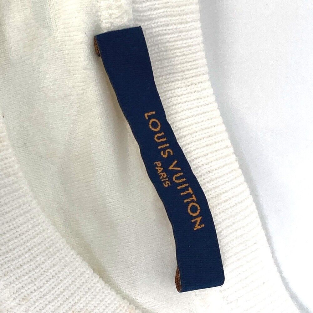 LOUIS VUITTON RM181M Logo Towelling T-Shirt XXL White Auth LOUIS VUITTON RM181M Logo Towelling T-Shirt XXL White Auth