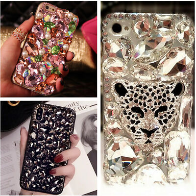 New Fancy Bling Glitter Handmade Diamonds Crystals Girly Cover Case for ZTE  Case