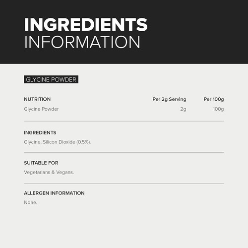 Bulk Glycine Powder, 500 g, Packaging May Vary UK - Picture 3 of 3
