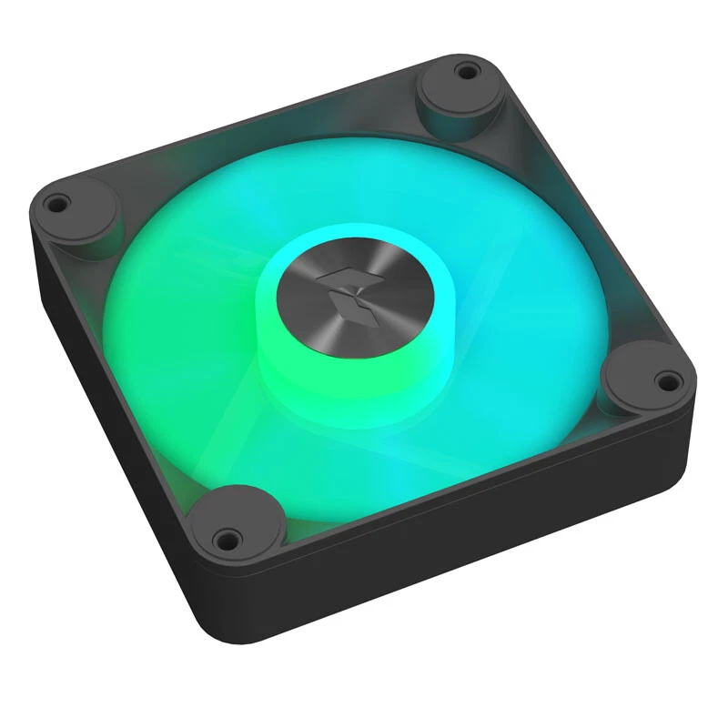 Ventola PC Aerocool Shark 120 Mm 1500 RPM | 4 LED Arancioni, Silenziosa 26.5dB, Per Case Gaming