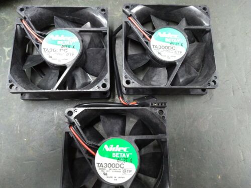 (Lot of 3) Nidec M33412 12V Computer Case Fans 80mm NO RGB Free Shipping - Picture 1 of 3