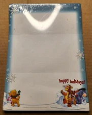 Happy Holidays! Winnie the Pooh Stationary Computer Paper Pre Tri-Fold Tigger