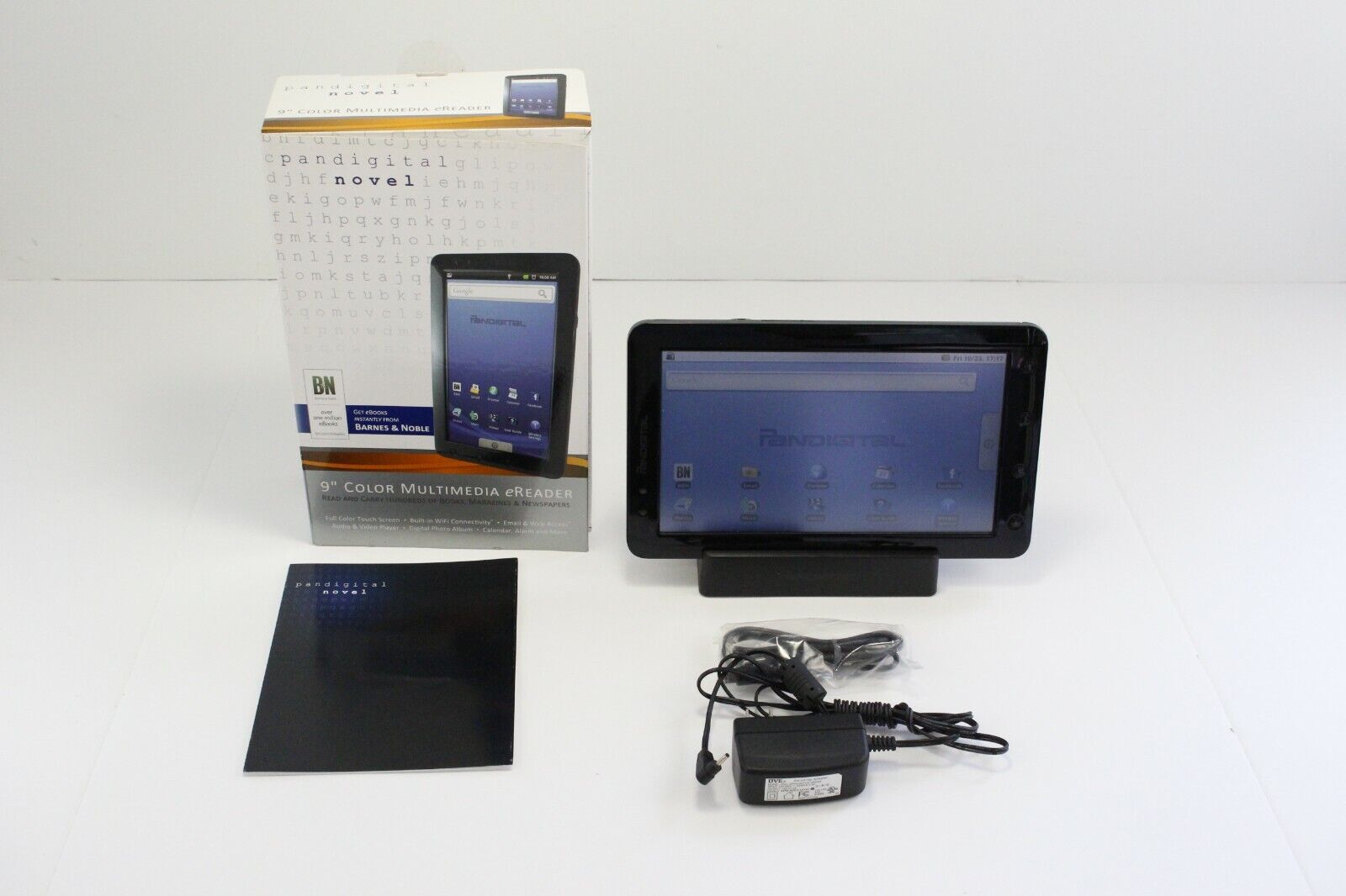 Pandigital Novel 9" 480 x 800 eReader Android Tablet 2GB Internal Memory