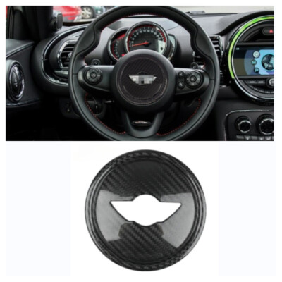 For Cooper ONE S JCW F55 F56 F57 F60 Carbon Fiber Car Steering Wheel Cover