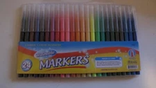 Markers. Package of 24. From Bazic.  Washable. Non Toxic. New.