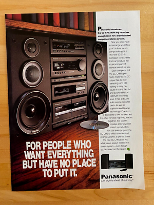 1990 Ad Panasonic SC-CH9 Stereo | eBay