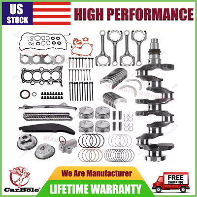 G4KJ Engine Rebuild Overhaul Kit For Hyundai Kia 2.4L Crankshaft