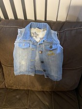 Kids The Beatles Girls Jean Vest Size Small QQ13 