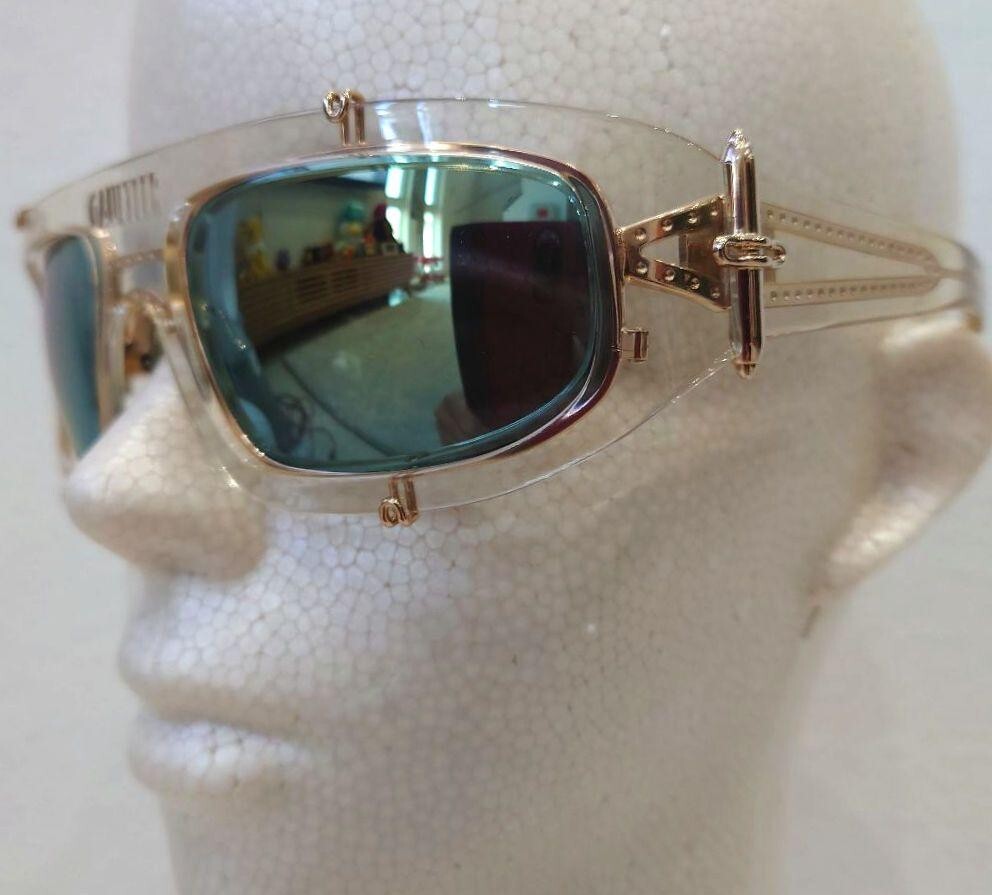 90s jean paul gaultier GOGGLES SUNGLASSES w/CHAIN ゴーグル
