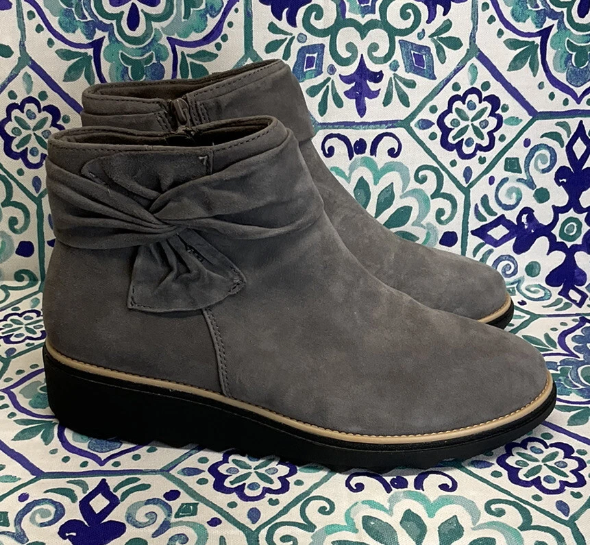 Clarks sharon salon bootie sales