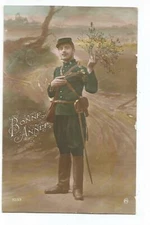 Military Patriotic Card War 1914