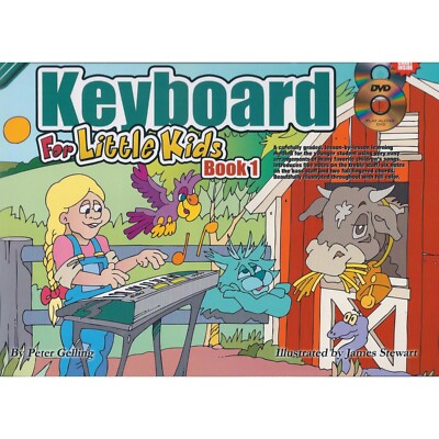 Learn To Play Piano Keyboard For Little Kids Young Player Book 1 + CD ...