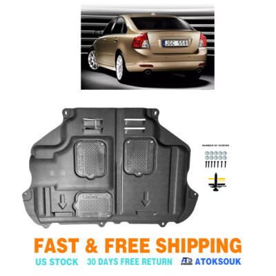 For 2008-2011 Volvo S40 Under Engine Lower Cover Splash Shield Mud Guard Board