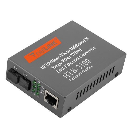 Network Extender RJ45 to SC Fiber Optic 25KM Transmission Converter 100Mbps LAN - Picture 8 of 12
