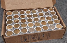 US ONE DOLLAR Unsearched Bank Roll! 25 COINS! BANK SEALED UNOPENED - NO RETURNS