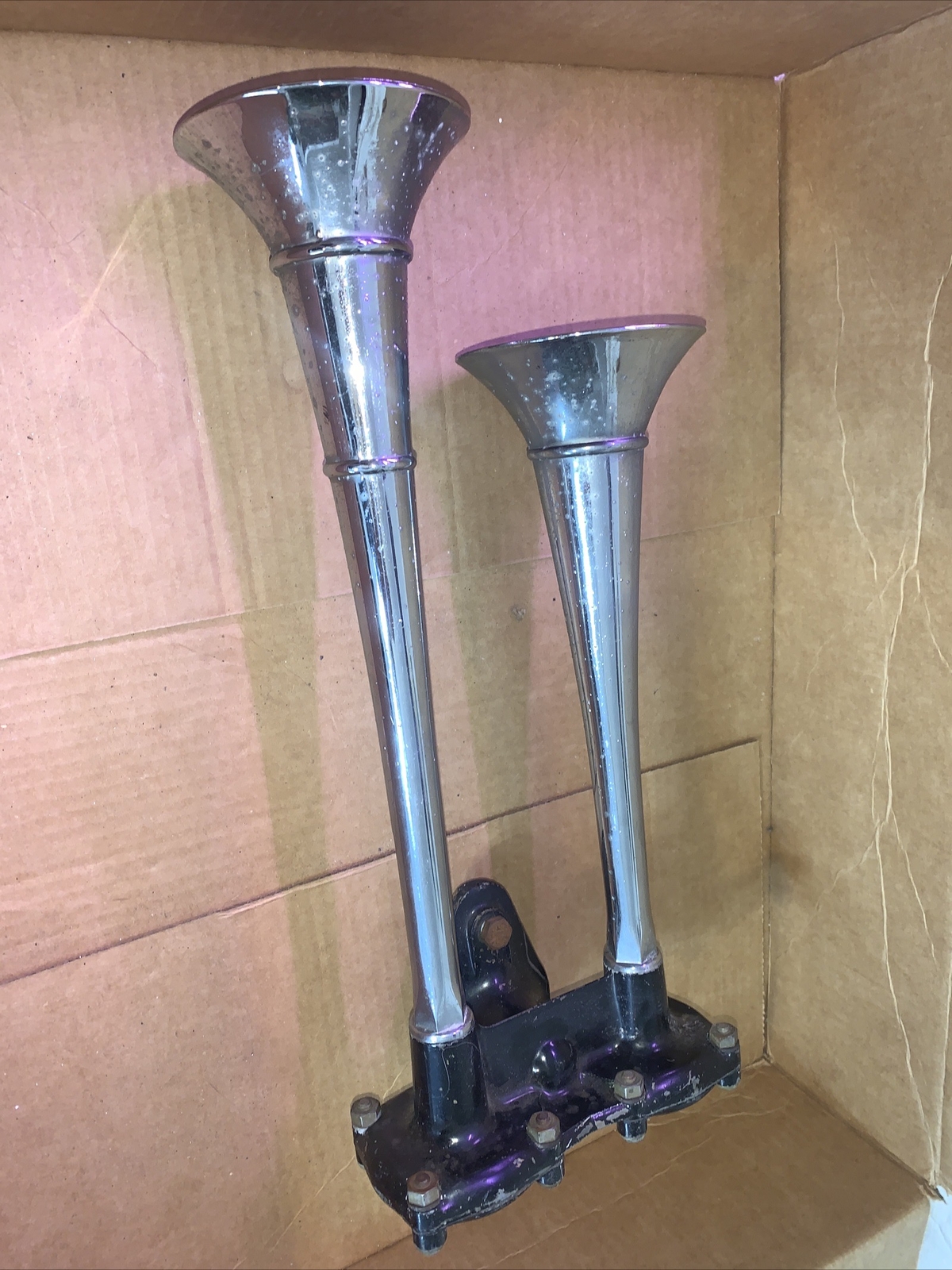 Vintage Bendix Westinghouse BW Trumpet Air Horn T212688 TESTED WORKS