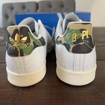 Adidas x Bathing Ape BAPE Stan Smith 30th Anniversary Shoes Size