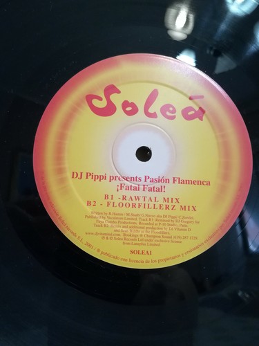 DJ PIPPI -PASION FLAMENCA- FATAL FATAL - DOPPIO EP.33 GIRI VINILE NUOVO IMPORT - Picture 7 of 11