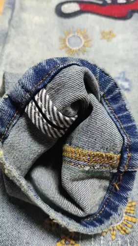 NWTBBC Icecream Embroidery Running Dog Men's Jeans Size 30-40 - Picture 13 of 13