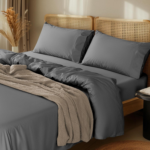 1000 Thread Count 100% Egyptian Cotton Sheets Set,Full Size Bed Sheet 4 Piece Se - Picture 7 of 12