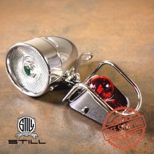 PHARE ARRIERE PLASTIQUE VELO VINTAGE ANCIEN BICYCLE TAIL LIGHT