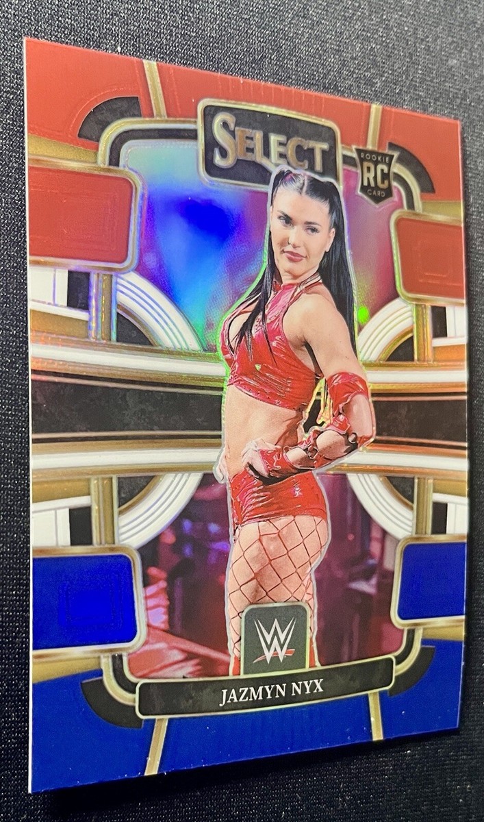 Jazmyn Nyx 2024 Panini Select WWE CONCOURSE RED BLUE PRIZM Rookie