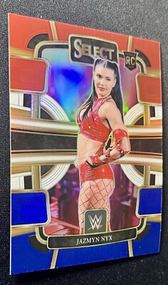 Jazmyn Nyx 2024 Panini Select WWE CONCOURSE RED BLUE PRIZM Rookie
