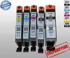 Canon Pgbk 280 and 281 Ink CartridgesB/C/M/Y Tr8520 8620 Setup Oem 5Pk