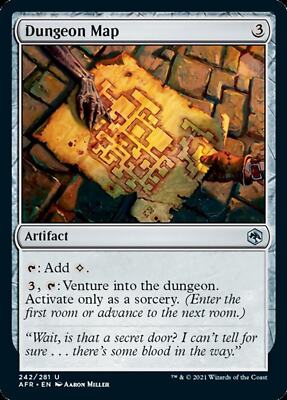 Magic MTG Dungeon Map [Dungeons & Dragons: Adventures in the Forgotten Realms]