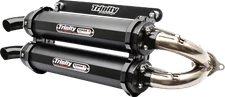 TRINITY RACING Stage 5 Slip-On Mufflers Cerakote Black TR-4173S-C2