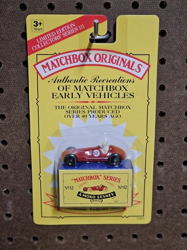 Matchbox Original Series Moko Lesney No. # 52 Red Race Toy Diecast Car 1993